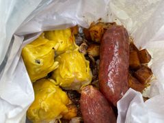 糯米饭加腊肠-权记骨粥