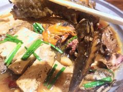 东来烧杂鱼-东来菜馆•手抓海鲜家常菜•海鲜锅贴(鸽子窝店)