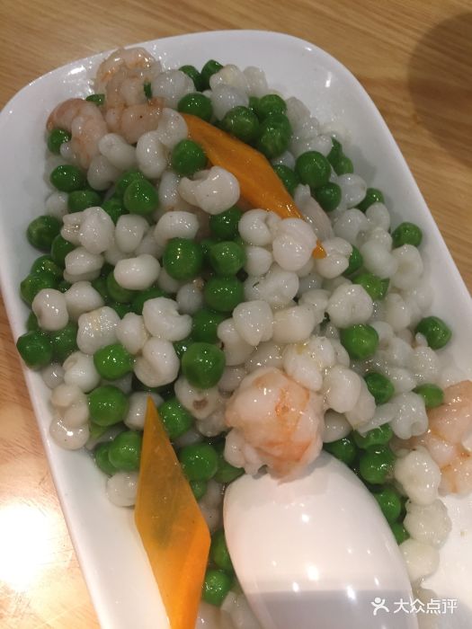 荷花亭中餐厅(销品茂店)雪米青豆炒虾仁图片 - 第1张