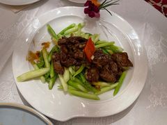 芦笋牛肉粒-常州新城希尔顿酒店-御玺中餐厅