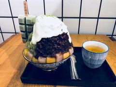 抹茶生乳かき氷-WONDER ICE 萬得冰田(建設路总店)