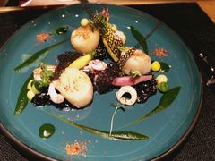 香煎扇贝配迷你混合海鲜-AZUL by FUEL蓝色·法式酒馆(琶醍店)