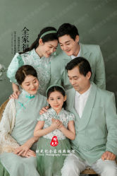 -时光纪亲子全家福照相馆(静安店母女写真父母纪念照)
