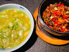 土丝瓜烧毛豆-香鼎坊江西菜(国奥店)