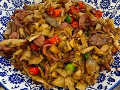 酸豆角炒鸡胗-新新湘菜馆(新中街二条店)