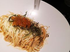 三文鱼籽葱油捞面-小运河·公馆(国贸店)