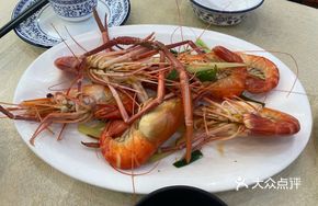 Steamed Lobster Shrimp