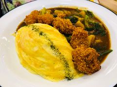 炸鸡块咖喱蛋包饭套餐-池奈·日式咖喱蛋包饭(赛高店)