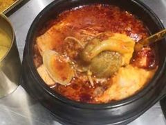 辣豆腐海鲜汤-恩泽家·果味坛子韩国炭火烤肉(白石龙店)