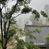 雨中的径山
