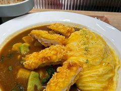 炸虾排咖喱蛋包饭套餐-池奈·咖喱蛋包饭(熙地港店)