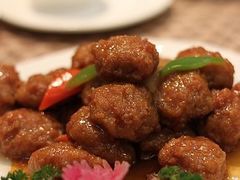 煎丸子-宝发园名菜馆