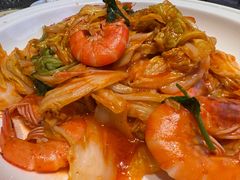 大虾烧白菜-1937青岛老味道·海肠捞饭·青岛菜(大鲍岛栈桥店)