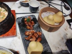 雪花糖醋里脊-绿茶餐厅(松江万达店)