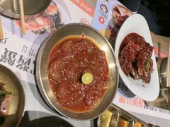-草家酱蟹炭火烤肉店(珲春南路一店)