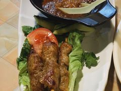 沙爹牛肉串-热浪岛马来餐厅