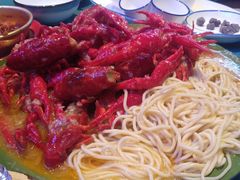蒜蓉小龙虾+拌面-四十七楼大排档·江湖菜·烧烤