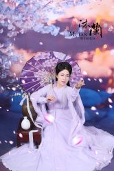 -后宫·古装汉服京剧儿童亲子全家福摄影