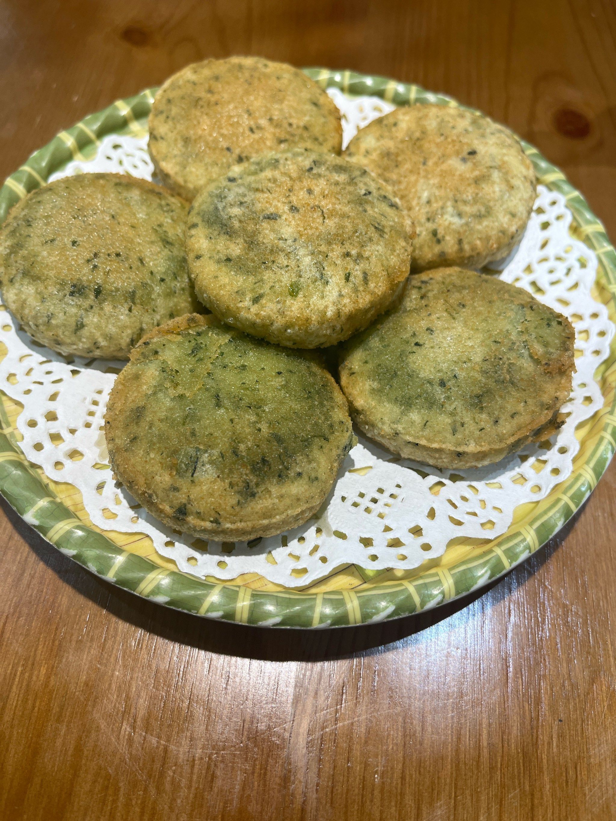 我真的好这口野菜粑粑