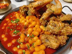 必点炸鸡翅配年糕-HOTISLAND海鸡岛·韩国料理(江南西店)