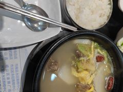 牛排骨粉丝汤-青松馆韩国料理(香港中路佳世客店)