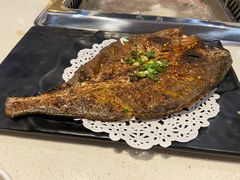 烤深海大黄鱼-九府羊·鲜羊火锅·烤串(新华路店)