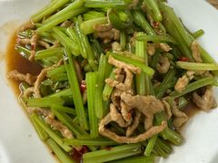 芹菜肉丝-汉时湘菜