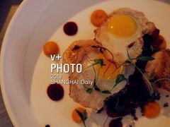 煎扇贝配鹌鹑蛋-Ocean's Table 欧舍