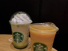 芒果西蕃莲果茶星冰乐-星巴克(成都太古里二店)