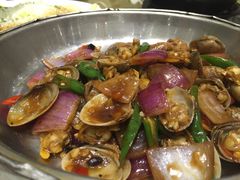 豉椒炒花甲-拾贝海鲜馆（海鲜粤菜）(花果园店)