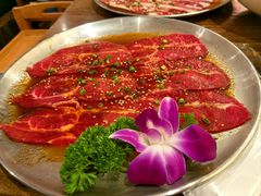 -明洞阿姨·韩式酱蟹烤肉·创意料理(三元桥店)