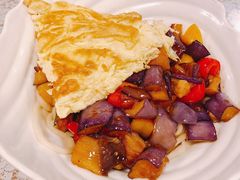 茄子肉丁鸡蛋拌面-文三里屯面馆(三里屯店)
