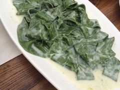 奶油手工菠菜面-喜洲吧·江畔老船厂·庭院餐厅(喜临院店)
