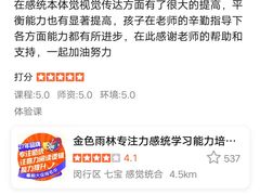 -金色雨林专注力感统学习能力培训中心