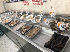 自助取餐区-渔民船说·北塘海鲜·天津菜·海肠捞饭(北塘古镇店)