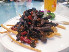 椒麻牛肉条-清真悦宾楼食府(海湖店)