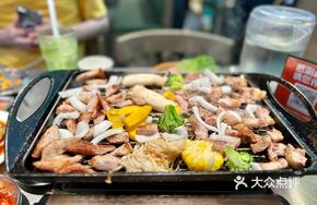 Grilled Meat with Soda