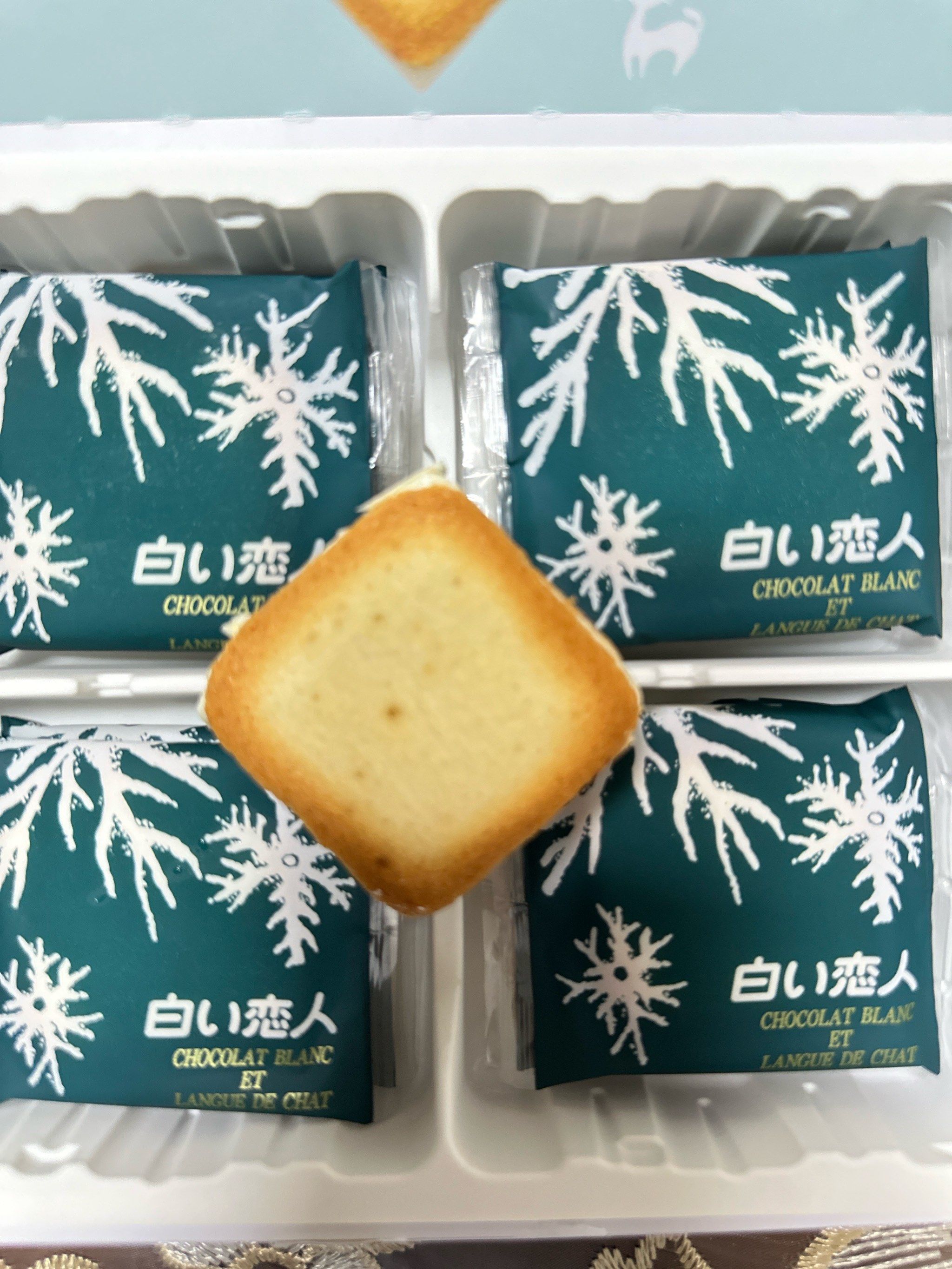 今日追剧小点心:白色恋人饼干