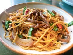 黑椒牛柳丝炒意粉-美森西餐厅(曙光大道店)