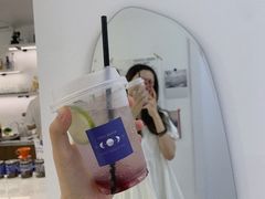 蓝莓荔枝气泡-FULL MOON满月咖啡