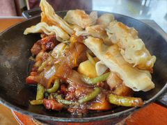 排骨土豆红烧肉烀饼-烀饼家常菜