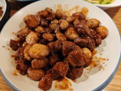 黑蒜子牛肉粒-陈傻子餐厅(世纪都会店)