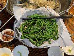 榄菜肉茸蒸豆角-飞尝蚝·顺德菜·鱼生(顺德总店)