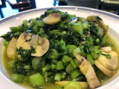 雪菜炒蘑菇-大宅院(西溪路店)
