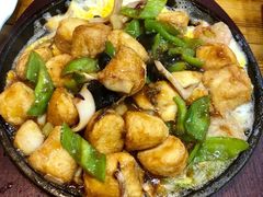 铁板日本豆腐蛋-老东镇啤酒屋海鲜加工·蒸汽海鲜·海鲜烧烤(台东店)