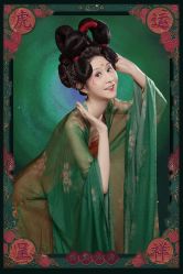 -后宫·古装汉服京剧儿童亲子全家福摄影