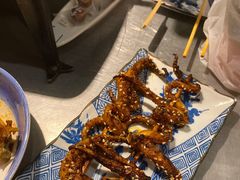 串烤鱿鱼须-探鱼·鲜青椒爽麻烤鱼(广州欣荣广场店)