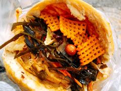 鸡蛋花干夹馍-三兄弟高炉烧饼