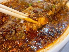 油泼辣子鱼-上王村王家三合院农家乐