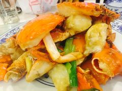 咸蛋黄炒蟹-北京味平价海鲜餐厅(库塔机场店)